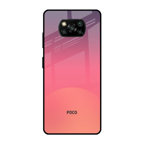 Sunset Orange Glossy Case for Poco X3 Pro
