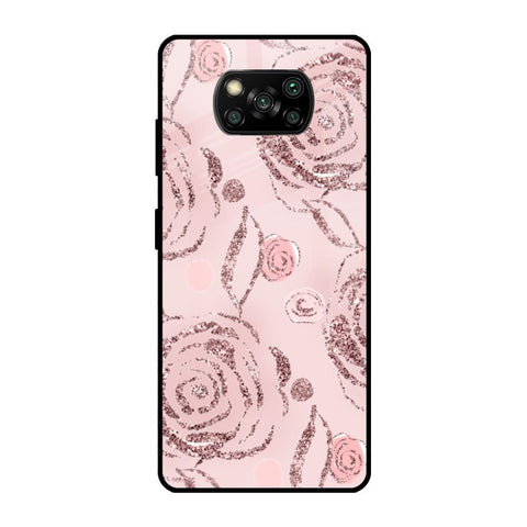 Shimmer Roses Glossy case for Poco X3 Pro
