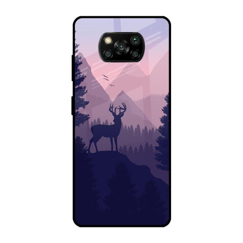 Deer In Night Glossy Case For Poco X3 Pro