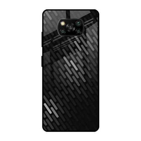 Dark Abstract Pattern Glossy Case For Poco X3 Pro
