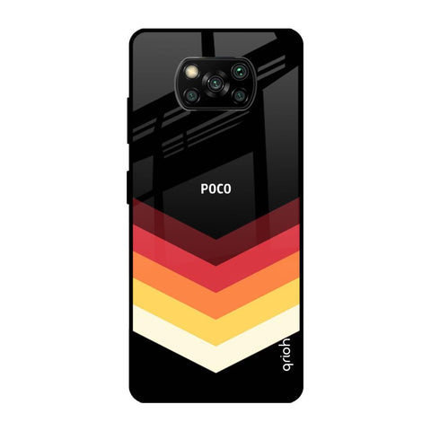 Abstract Arrow Pattern Glossy Case For Poco X3 Pro