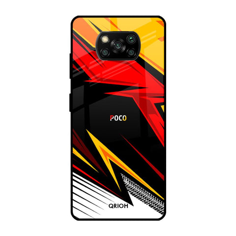 Race Jersey Pattern Glossy Case For Poco X3 Pro