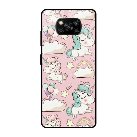 Balloon Unicorn Glossy case for Poco X3 Pro