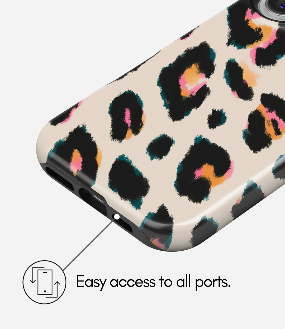 Wild Aura Premium Tough Shining Phone Case (Double Layer) Available For All iPhone Models