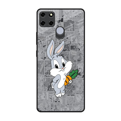 Cute Baby Bunny Glossy Case for Realme C25