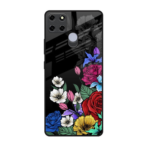 Rose Flower Bunch Art Glossy Case for Realme C25