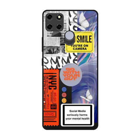 Smile for Camera Glossy Case for Realme C25