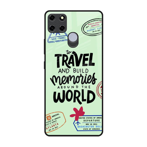 Travel Stamps Glossy Case for Realme C25