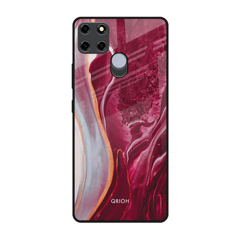 Crimson Ruby Glossy Case for Realme C25