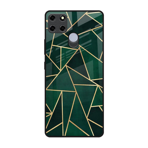 Abstract Green Glossy Case For Realme C25