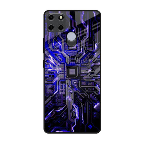 Techno Color Pattern Glossy Case For Realme C25