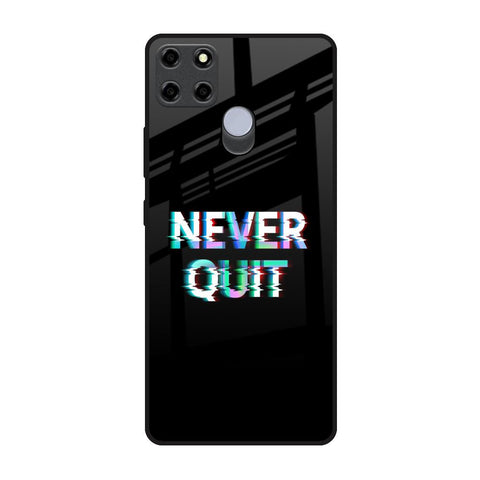 Never Quit Glossy Case For Realme C25