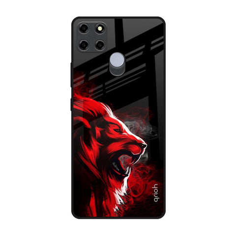 Red Angry Lion Glossy Case for Realme C25