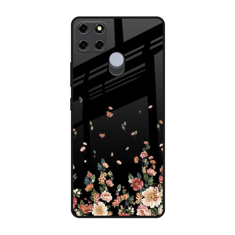 Floating Floral Print Glossy Case for Realme C25