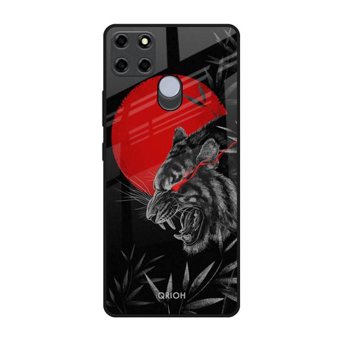 Red Moon Tiger Glossy Case for Realme C25