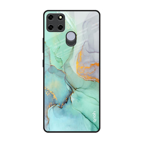 Green Marble Glossy Case for Realme C25