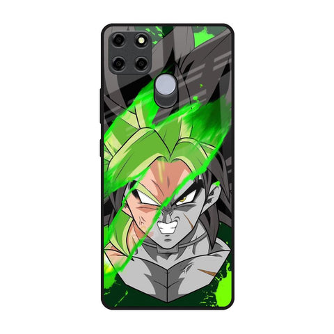 Anime Green Splash Glossy Case for Realme C25