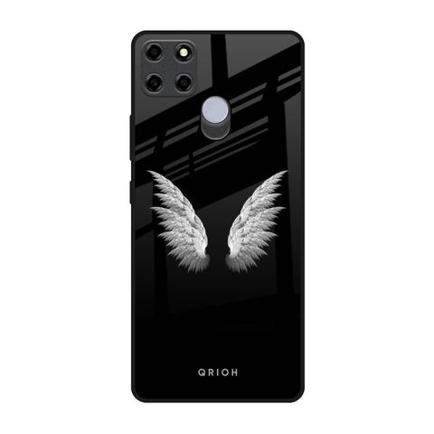 White Angel Wings Glossy Case for Realme C25