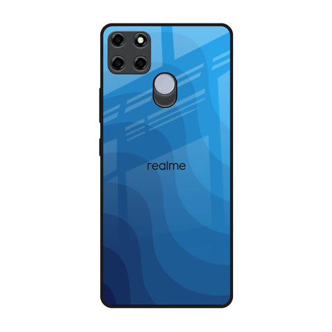 Blue Wave Abstract Glossy Case for Realme C25