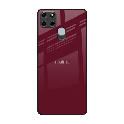 Classic Burgundy Glossy Case for Realme C25