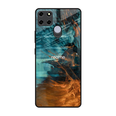 Golden Splash Glossy Case for Realme C25