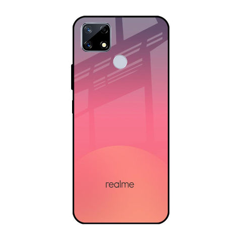 Sunset Orange Glossy Case for Realme C25