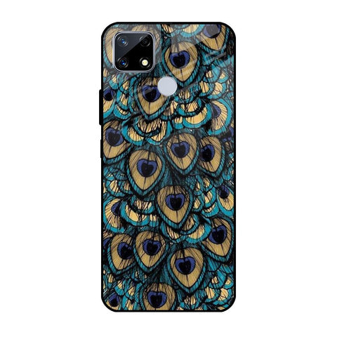 Peacock Feathers Glossy case for Realme C25