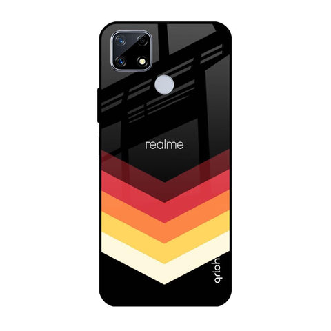 Abstract Arrow Pattern Glossy Case For Realme C25