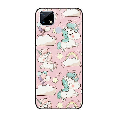 Balloon Unicorn Glossy case for Realme C25