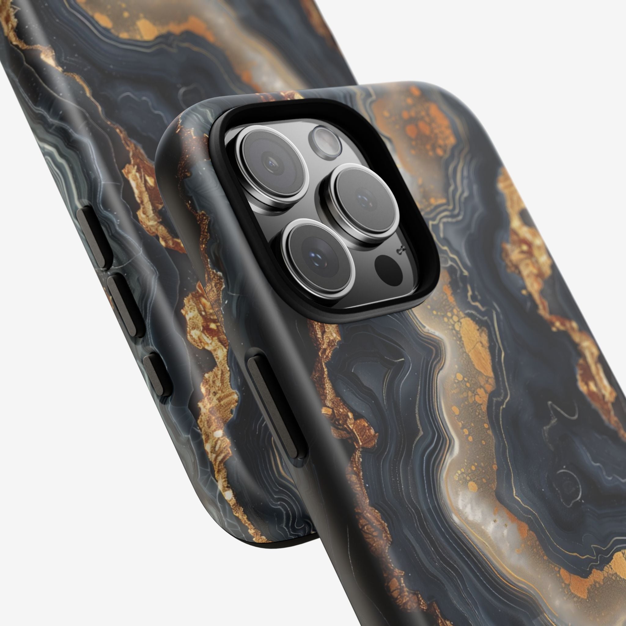 Midnight Agate Premium Tough Shining Phone Case (Double Layer) Available For All iPhone Models