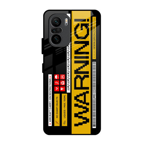 Aircraft Warning Glossy Case for Mi 11X