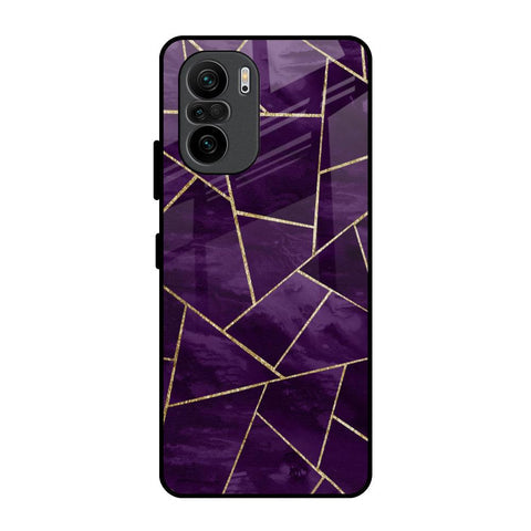 Geometric Purple Glossy Case For Mi 11X