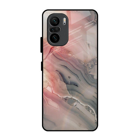 Pink And Grey Marble Glossy Case For Mi 11X