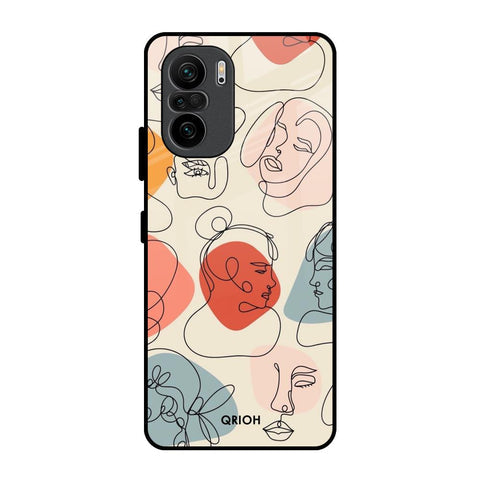 Abstract Faces Glossy Case for Mi 11X