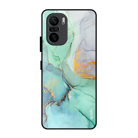 Green Marble Glossy Case for Mi 11X
