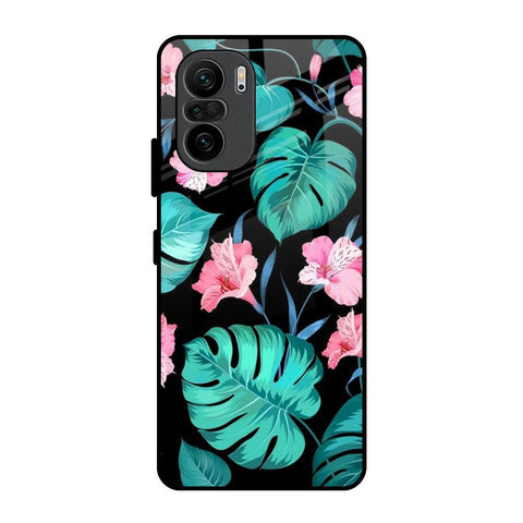 Tropical Leaves & Pink Flowers Glossy Case for Mi 11X