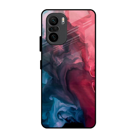 Blue & Red Smoke Glossy Case for Mi 11X