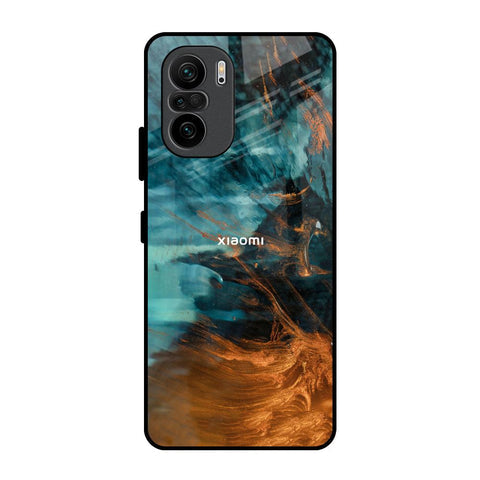 Golden Splash Glossy Case for Mi 11X