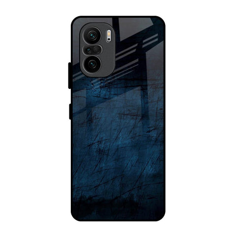 Dark Blue Grunge Glossy Case for Mi 11X Pro