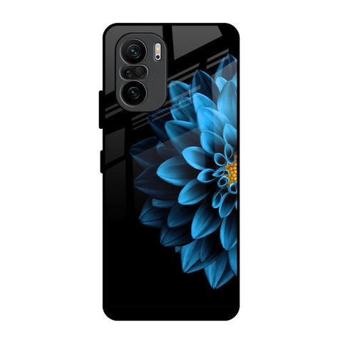 Half Blue Flower Glossy Case for Mi 11X Pro