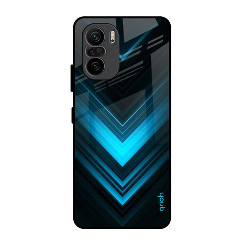Vertical Blue Arrow Glossy Case For Mi 11X Pro