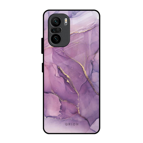 Purple Gold Marble Glossy Case for Mi 11X Pro