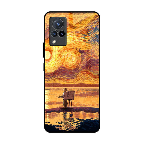 Sunset Vincent Glossy Case for Vivo V21