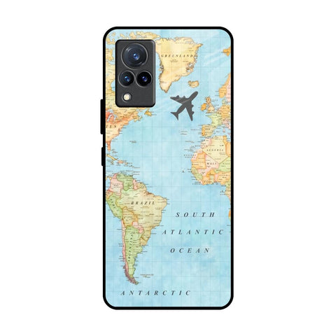 Travel Map Glossy Case for Vivo V21