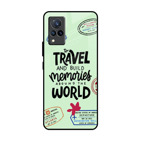 Travel Stamps Glossy Case for Vivo V21