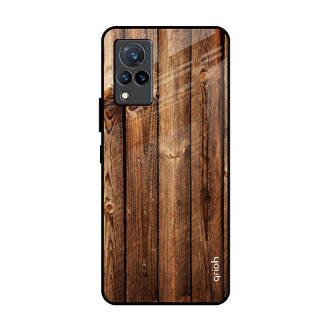 Timber Printed Glossy Case for Vivo V21