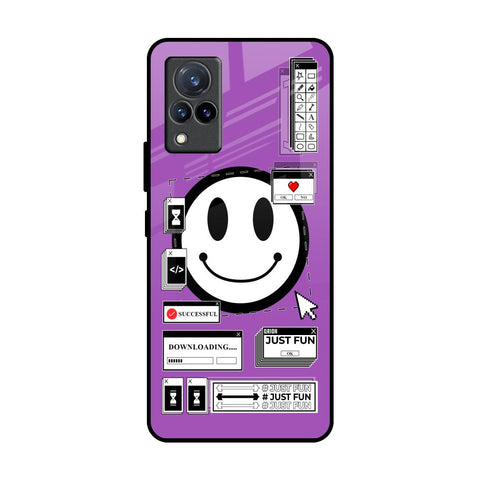 Code with Smile Glossy Case for Vivo V21