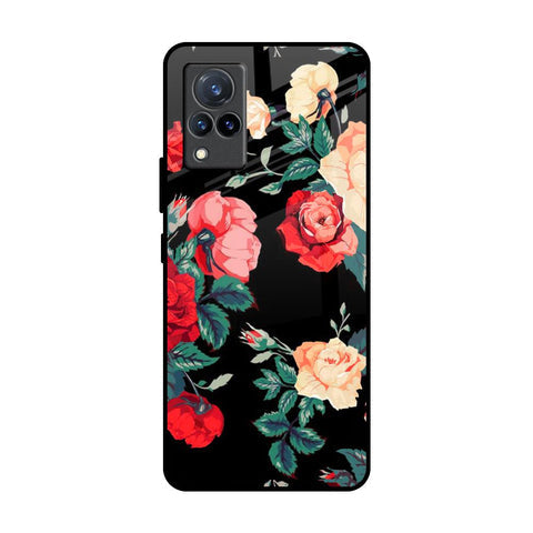 Floral Bunch Glossy Case For Vivo V21