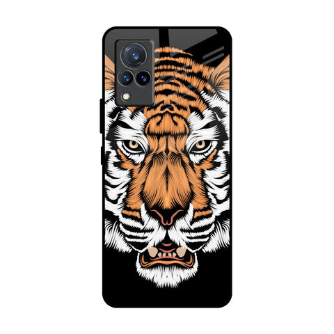 Angry Tiger Glossy Case For Vivo V21