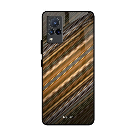 Diagonal Slash Pattern Glossy Case for Vivo V21